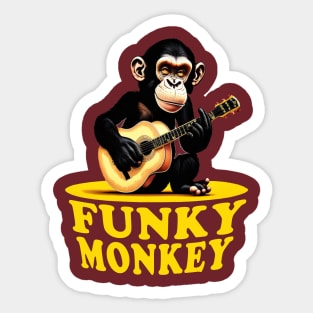 OG GUITARIST - Funky Monkey Sticker